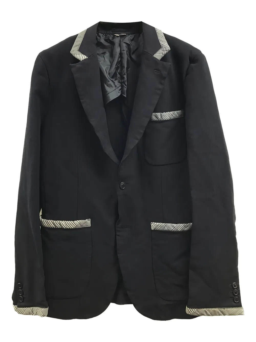

Пиджак с кантом Comme des Garçons Homme Deux, черный