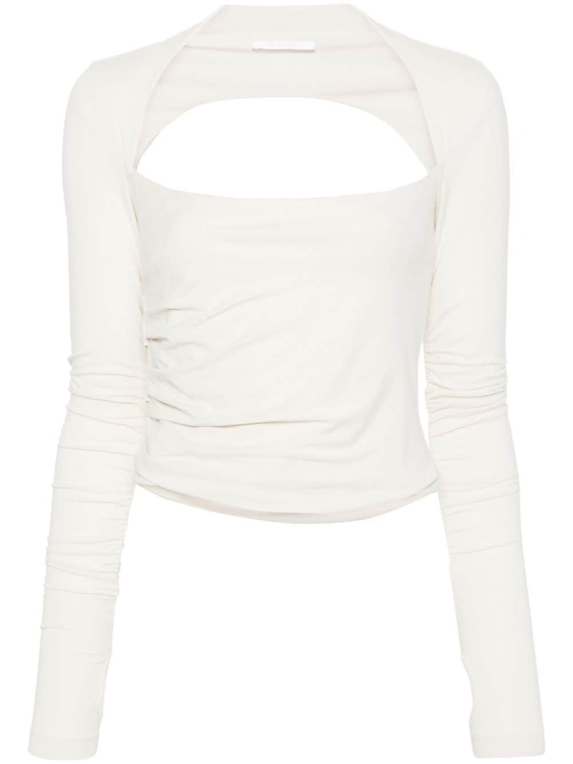 

Лонгслив с открытой спиной Helmut Lang, бежевый