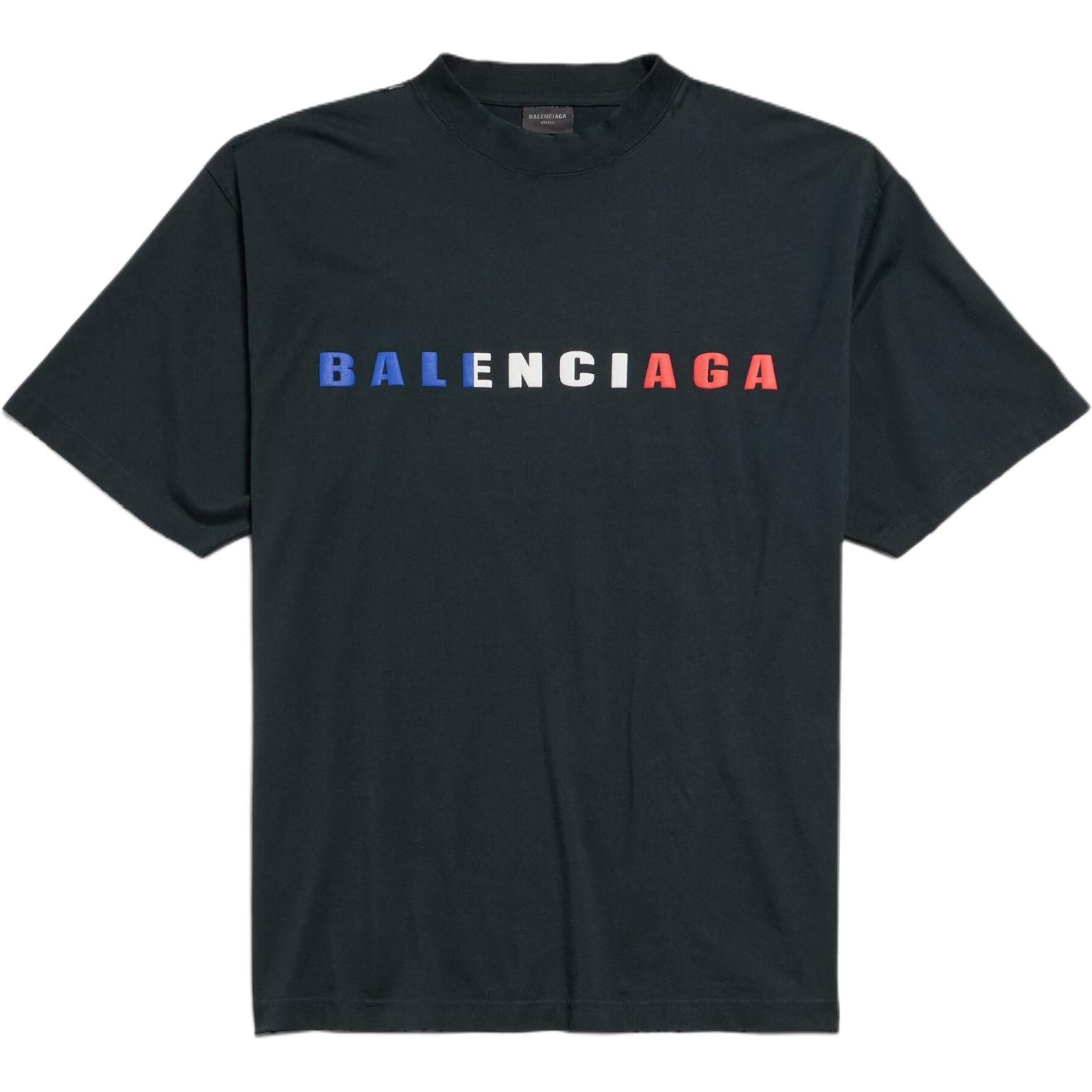 Balenciaga Футболка Regular Fit мужская black