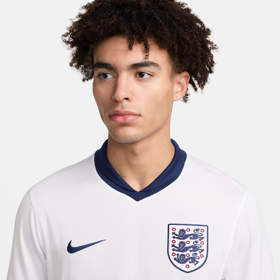 Джерси Nike England Men's Team 24/25 Stadium Home Soccer Jersey 'White', синий — фото 3