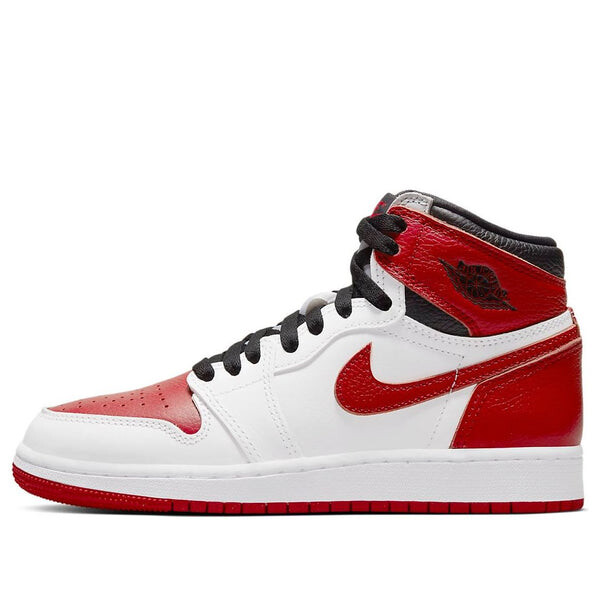 

Детские кроссовки Jordan 1 Retro High OG Heritage GS, красный/белый