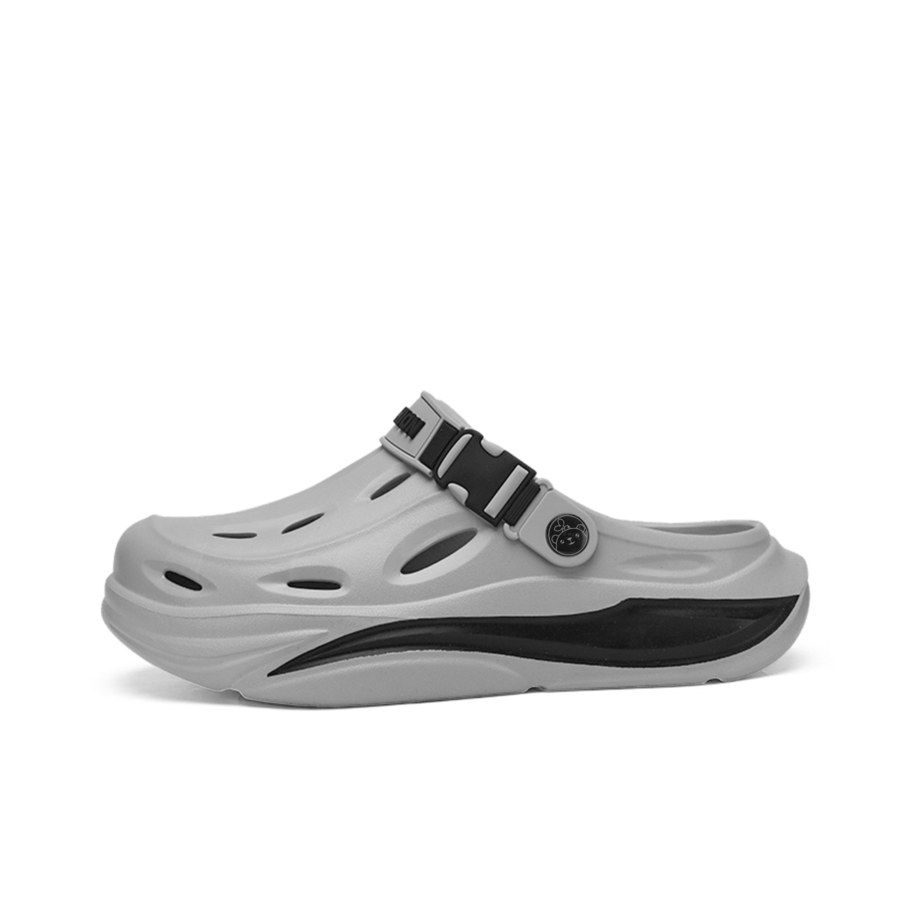 

Budding Bear Клоги унисекс серые, цвет Gray