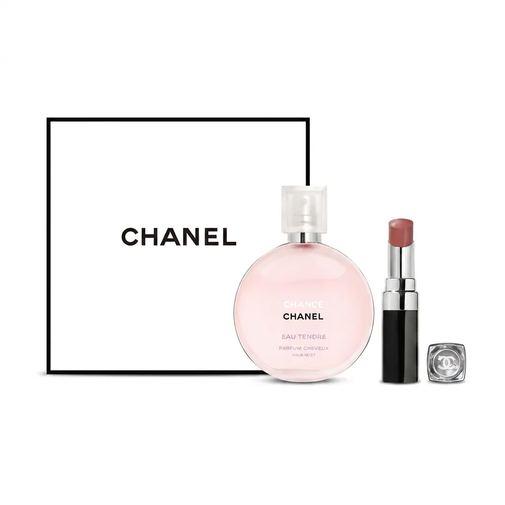 Набор косметики CHANEL: духи для волос и блеск для губ — фото 2