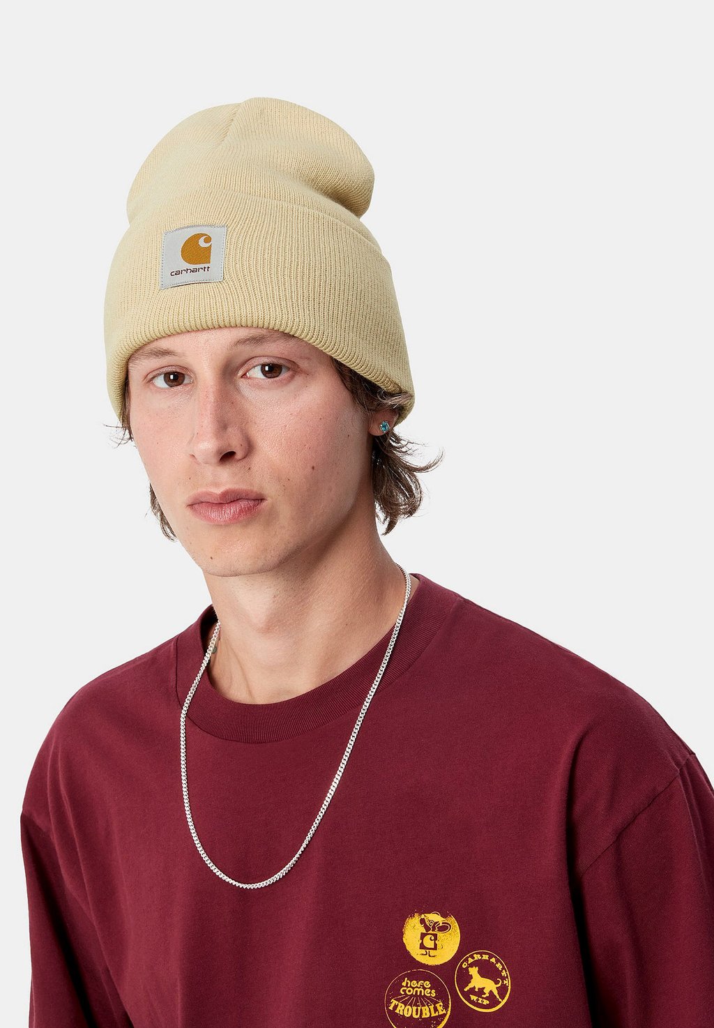 

Бейсболка Carhartt WIP, бежевый