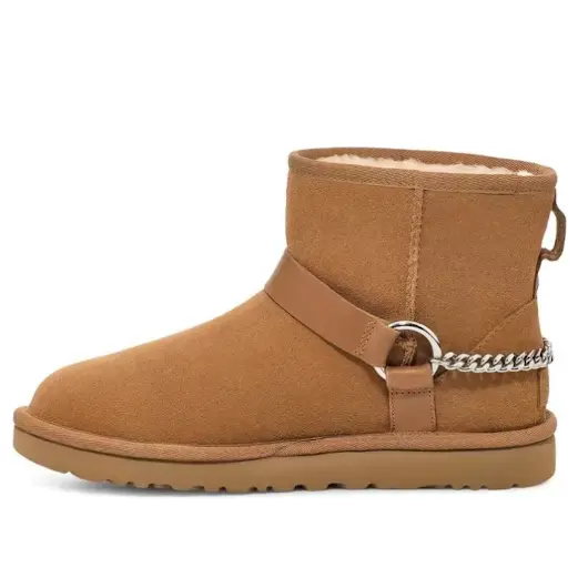 Кроссовки (WMNS) UGG Classic Mini Chain 'Chestnut', коричневый
