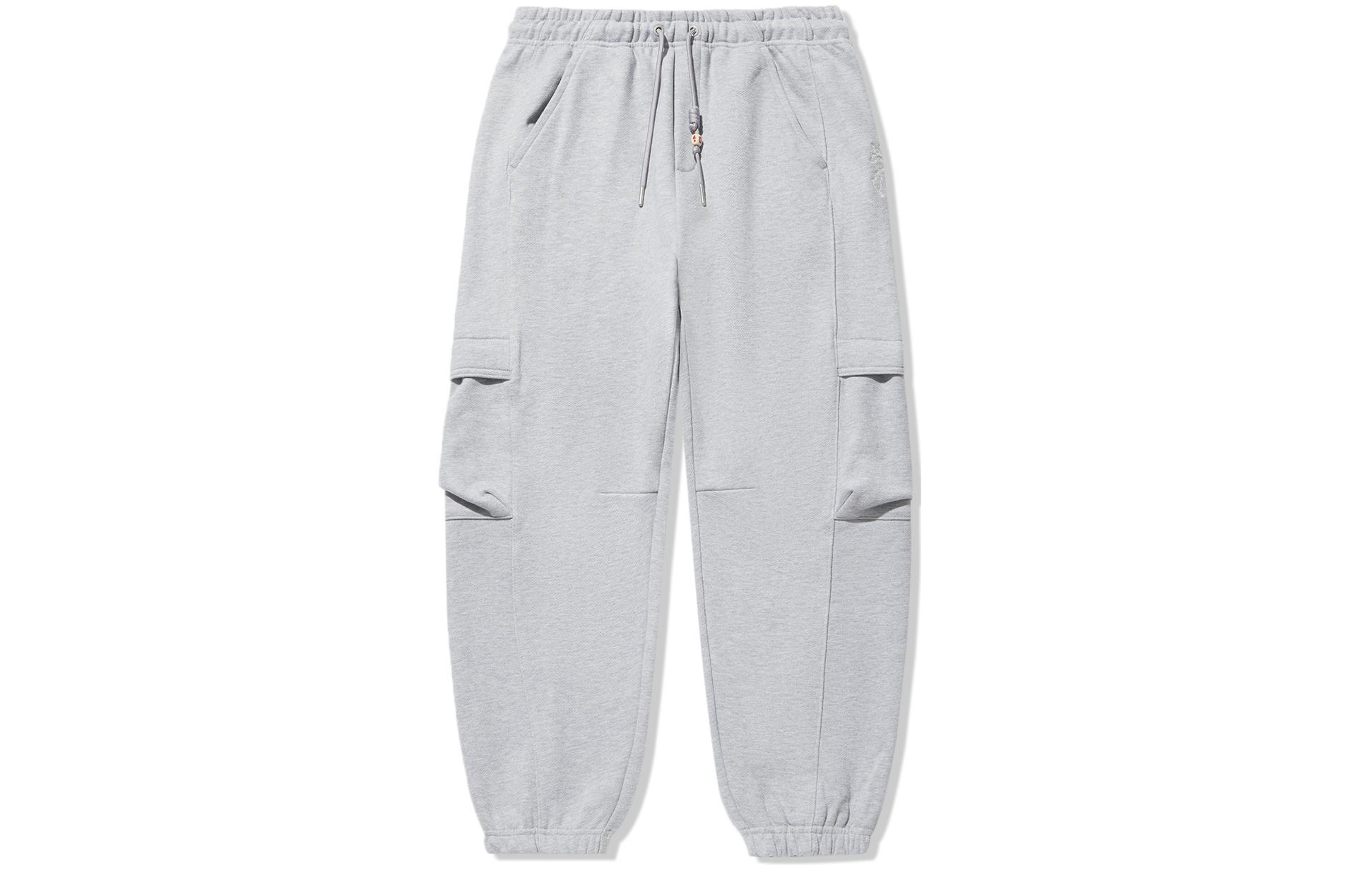 

Вязаные спортивные штаны мужские серые LiNing, серый