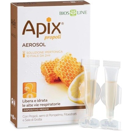 

Apix Прополис Аэрозоль 10 Флакон на однократную дозу 2 мл Bios Line Spa