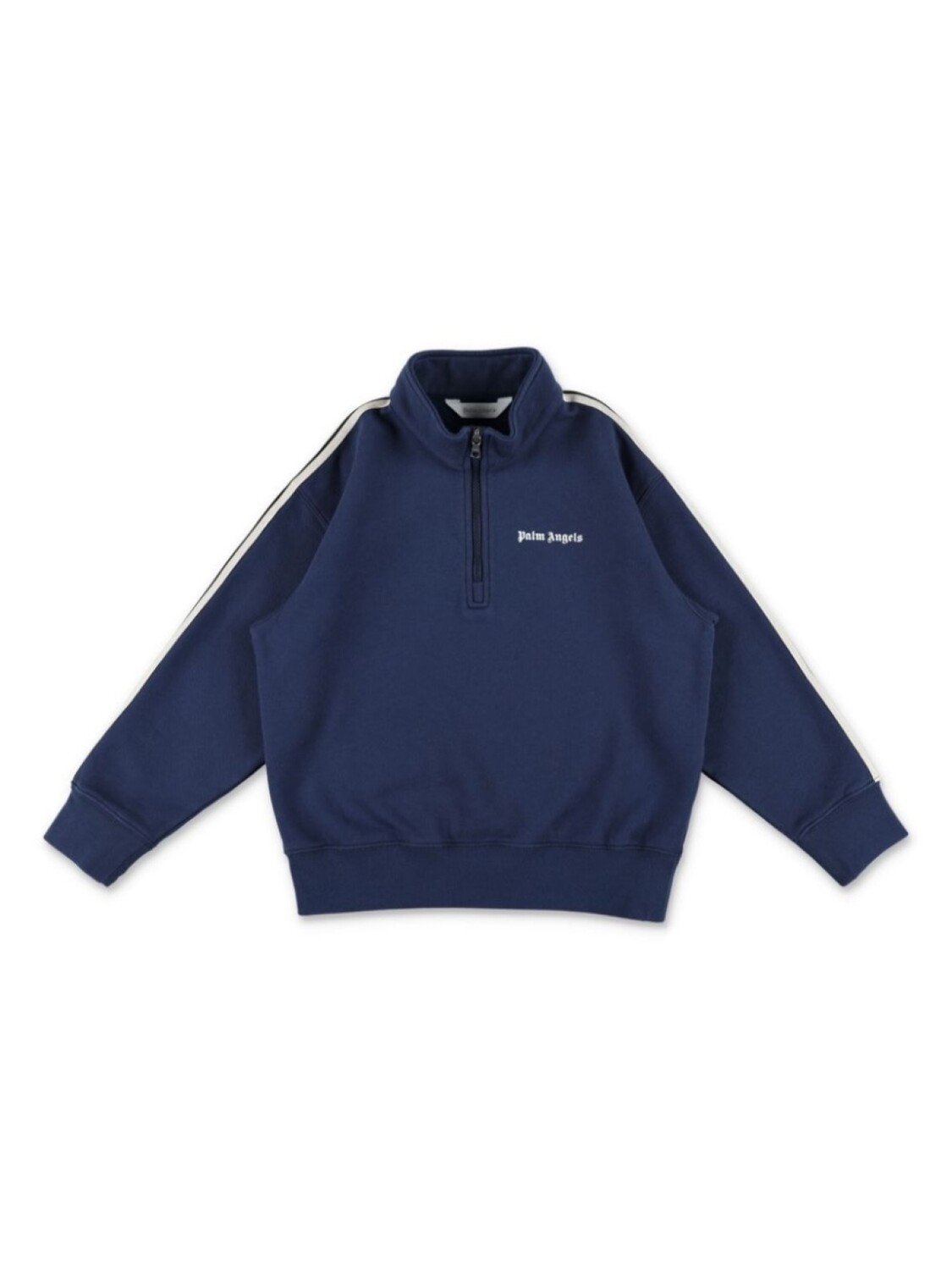 

Palm Angels Kids флисовая толстовка на молнии, синий