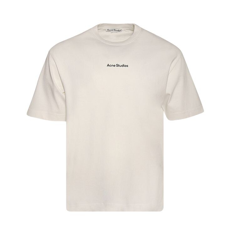 

Футболка Acne Studios Stamp Logo T-Shirt Optic White, белый