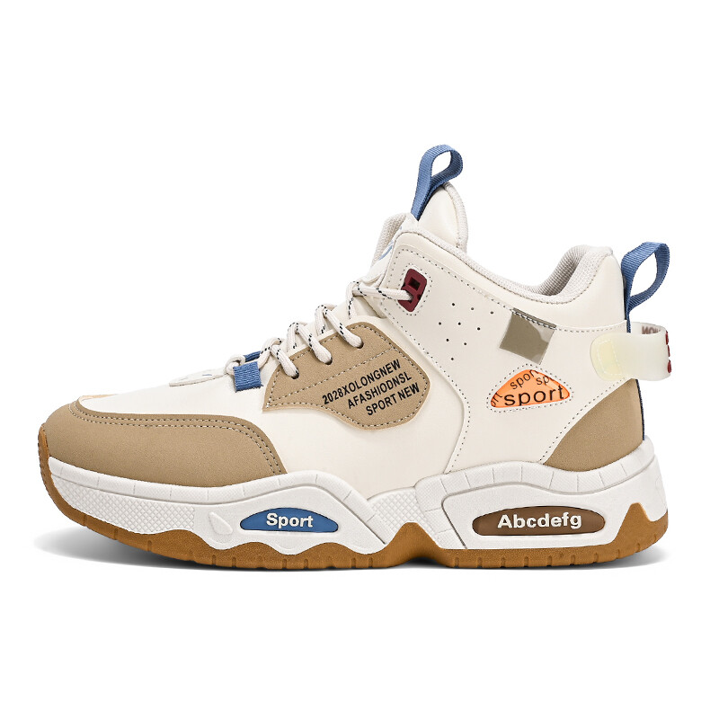 

Кроссовки мужские Lifestyle Shoes Men High-Top M.M Party, бежевый/хаки