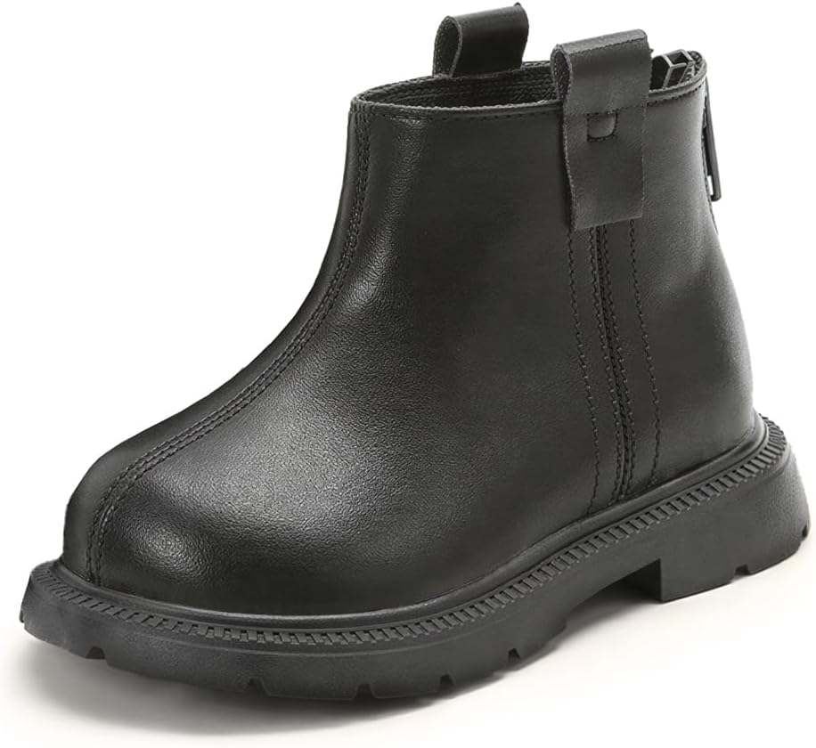 

Детские водонепроницаемые кожаные осенние и зимние ботинки для мальчиков и девочек, высокие боевые ботинки на щиколотку, теплые снегоступы для улицы, походные ботинки для малышей с противоскользящей текстурой, мягкие и прочные для ходьбы Zoolar,...