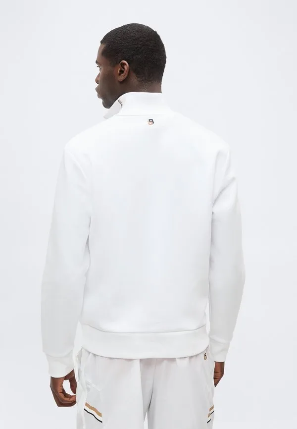 Расстегнутая толстовка Boss, White — фото 3