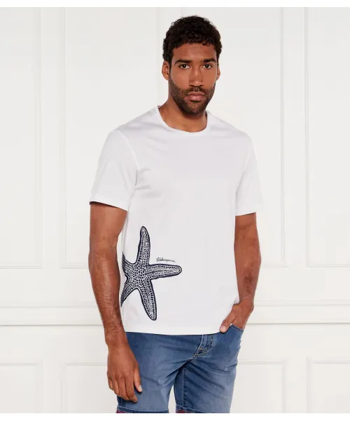 

Футболка «Звездочка» Loose fit Vilebrequin, белый