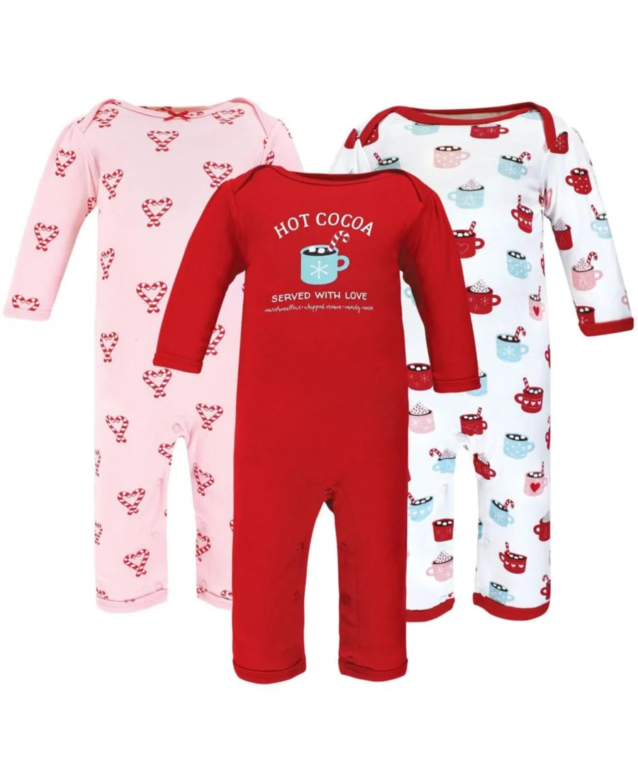 Мягкий хлопковый комбинезон для девочек Hudson Baby, Hot Cocoa