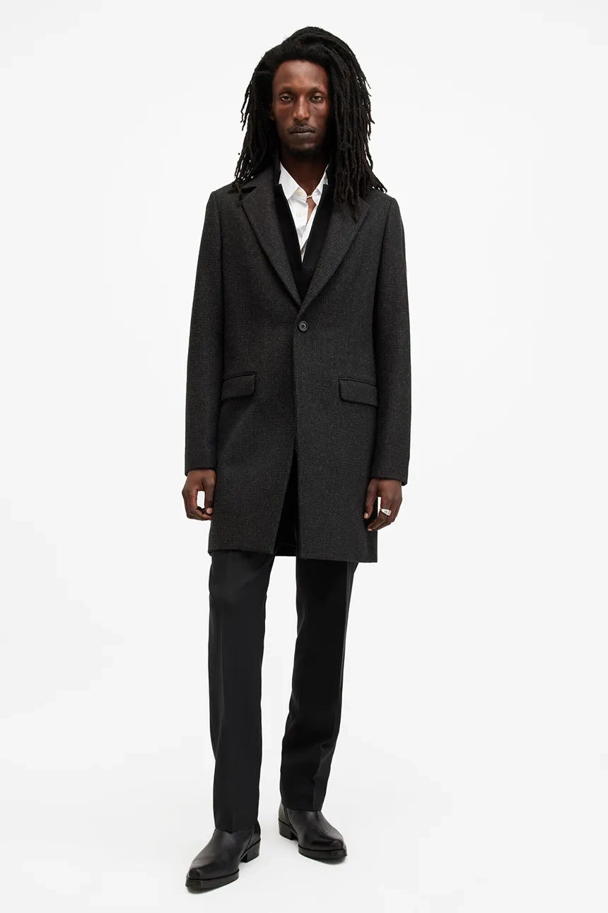

Пальто с добавлением шерсти WIXX AllSaints, черный