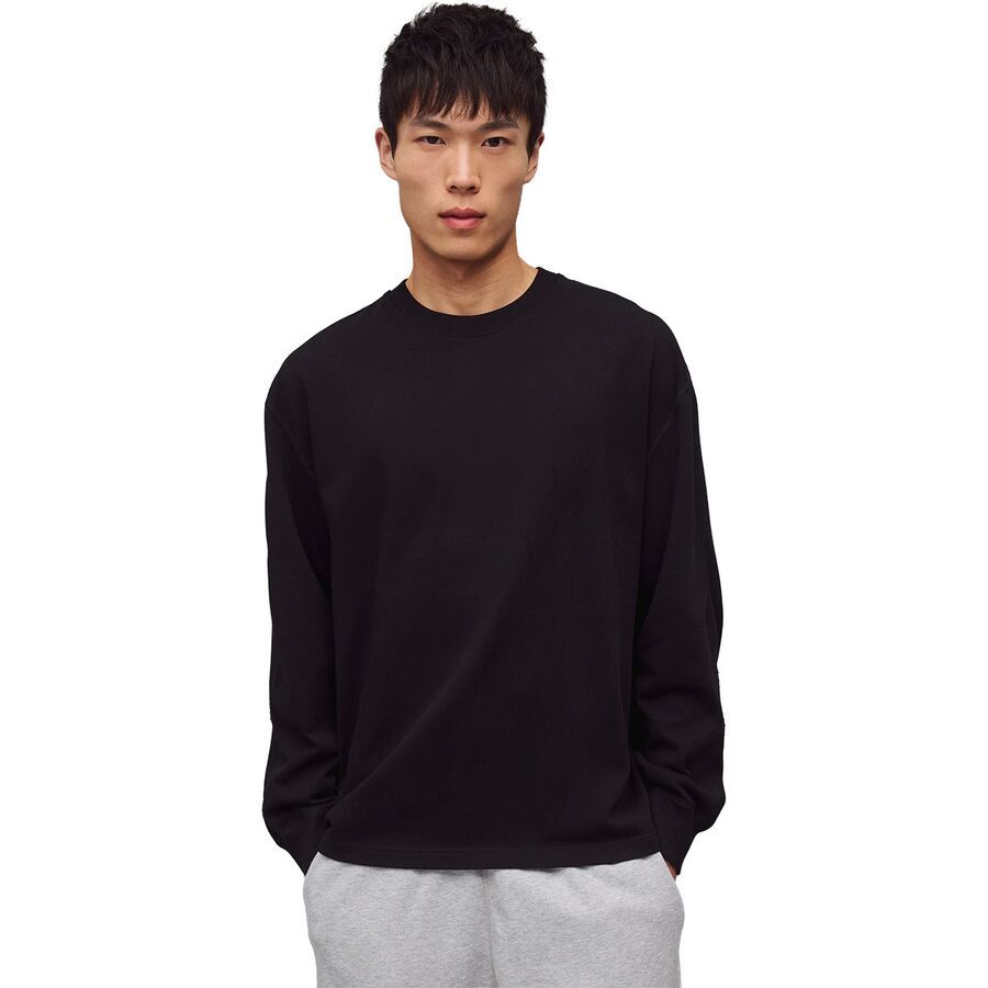 

Мужская свободная рубашка с длинными рукавами из плотного трикотажа Reigning Champ Reigning Champ, Black