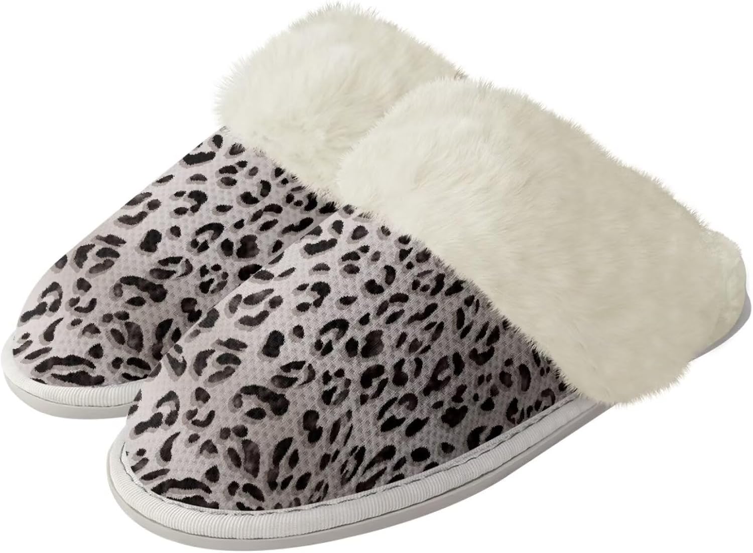 

Тапочки Glomenade для женщин и мужчин с отделкой из фланели, домашние туфли с памятью формы, закрытым носком и мягкой подошвой, для использования дома и на улице, черный