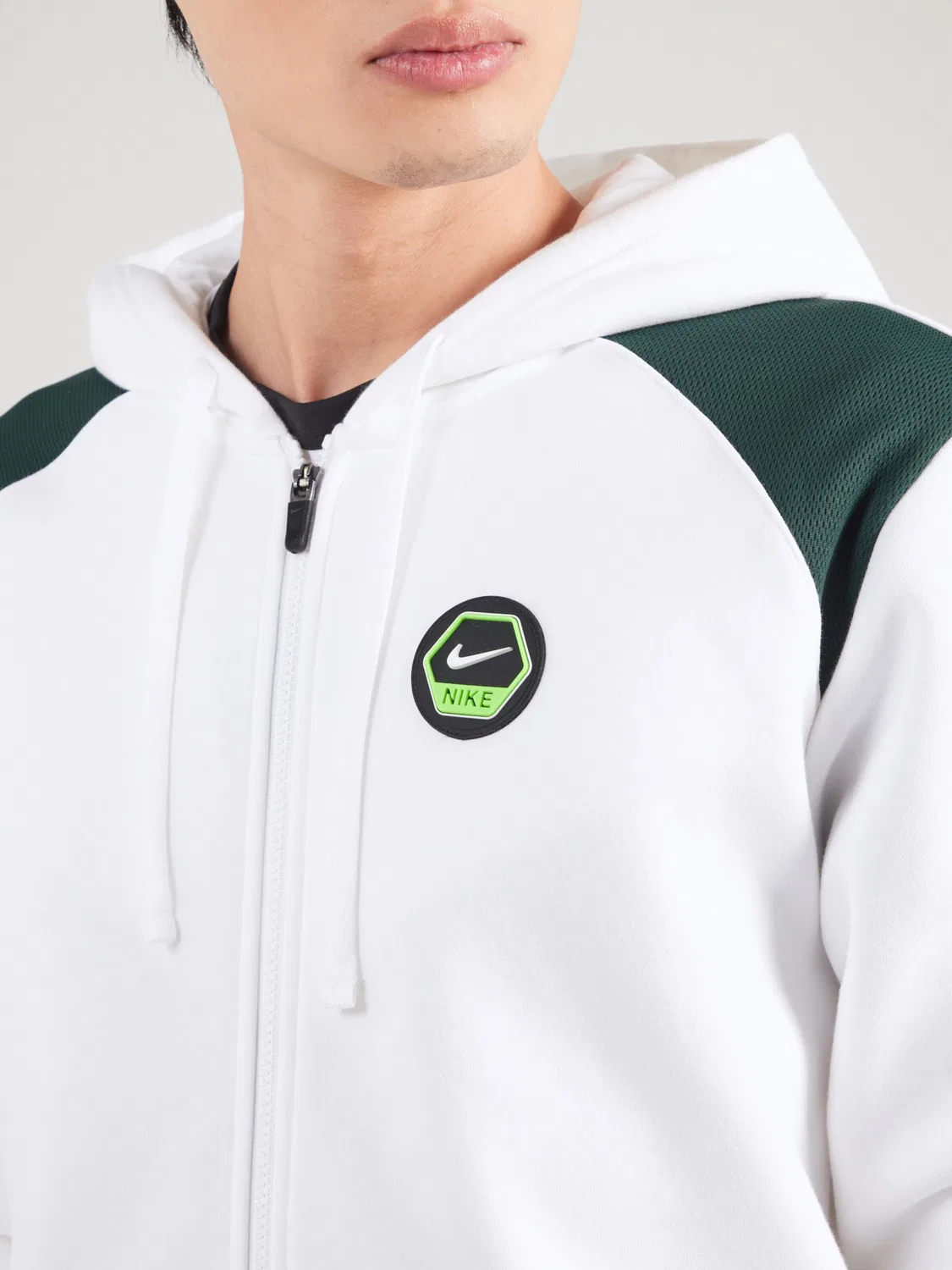 Толстовка на молнии Nike Sportswear, White — фото 2