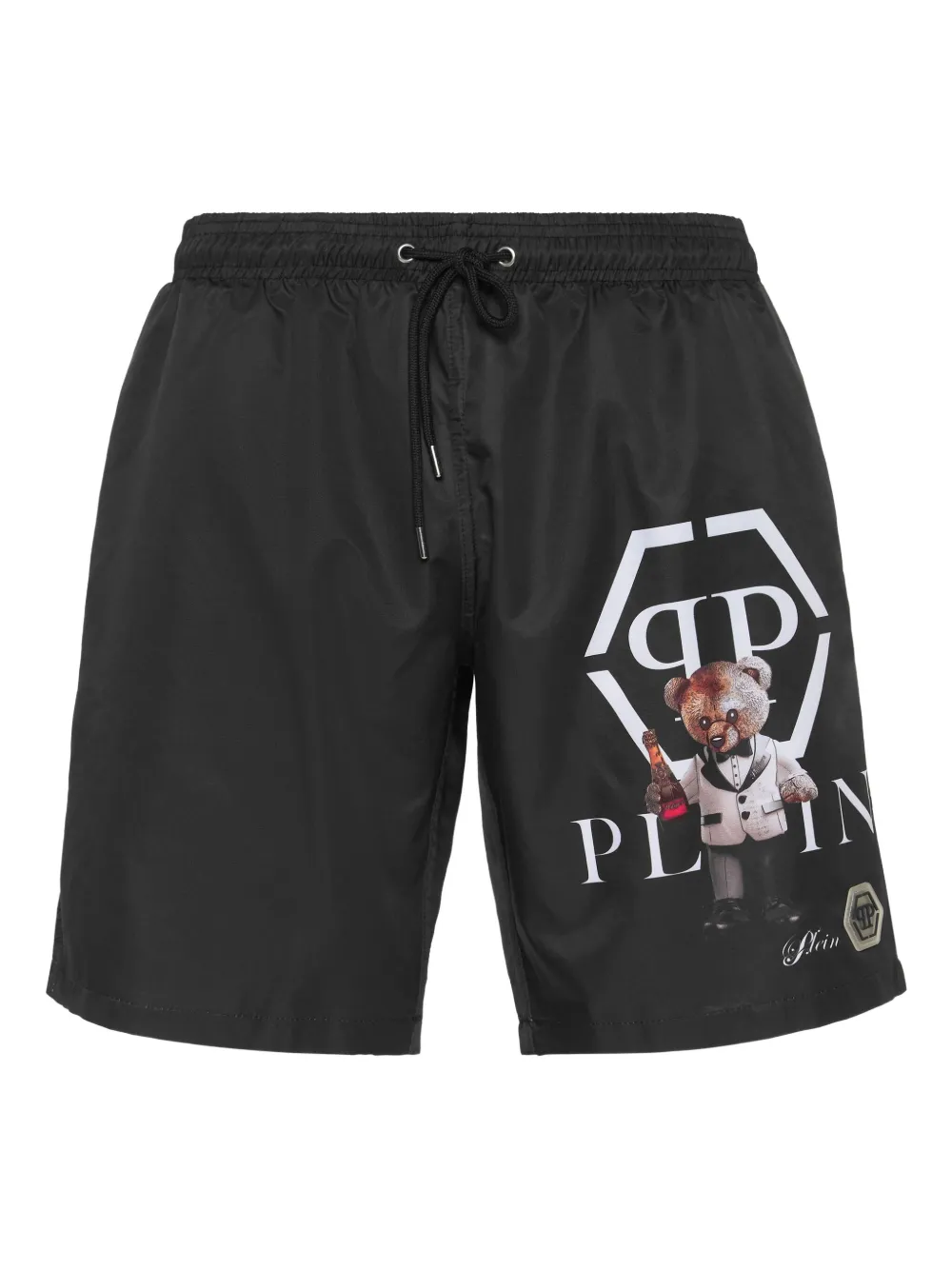 

Плавки-шорты с принтом Philipp Plein, черный
