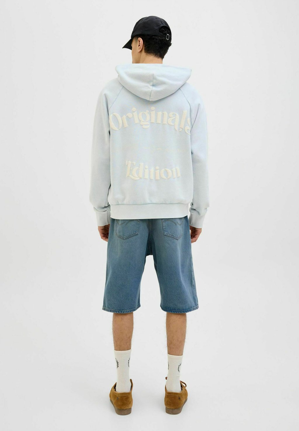 

Толстовка с капюшоном RÜCKENPRINT - Sweatshirt Jack & Jones, светло-голубой
