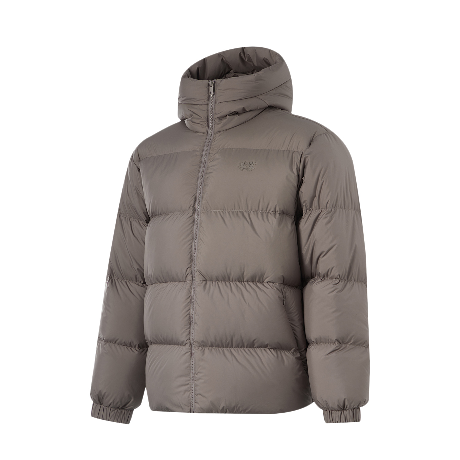 

LINING Спортивная куртка пуховик мужская, Tree Gray Brown