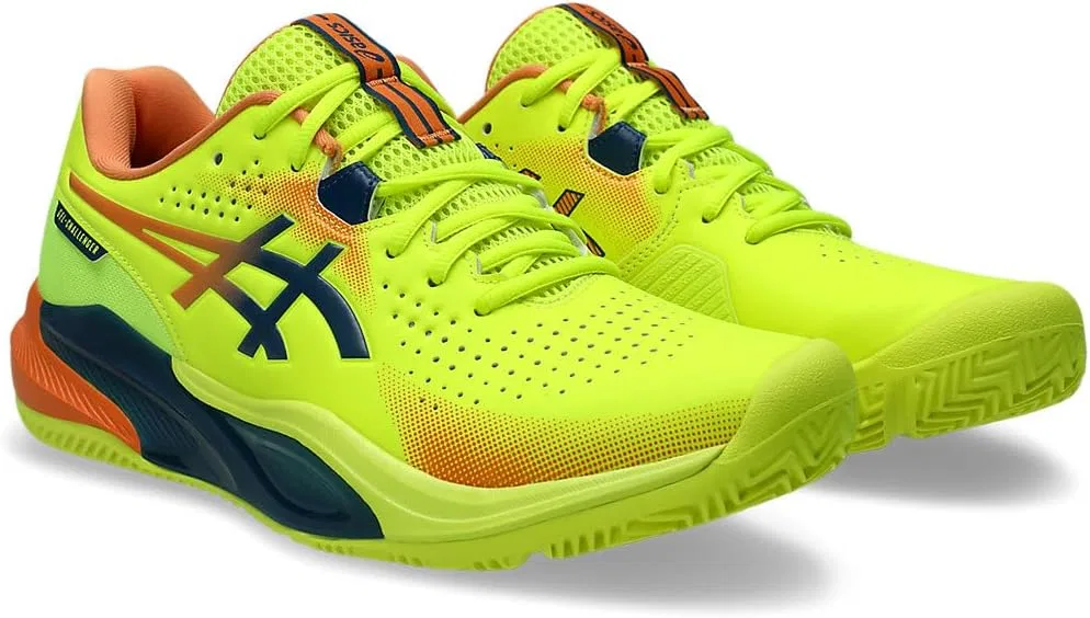 Мужские кроссовки ASICS Gel-Challenger 15 Padel LeTrainers, синий/светло-желтый — фото 4