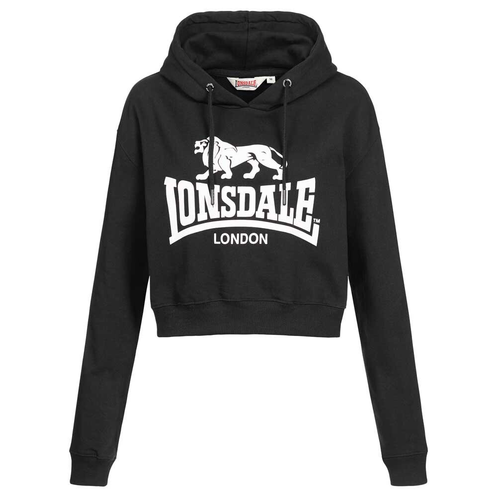 

Худи Lonsdale Roxeth Cropped, черный