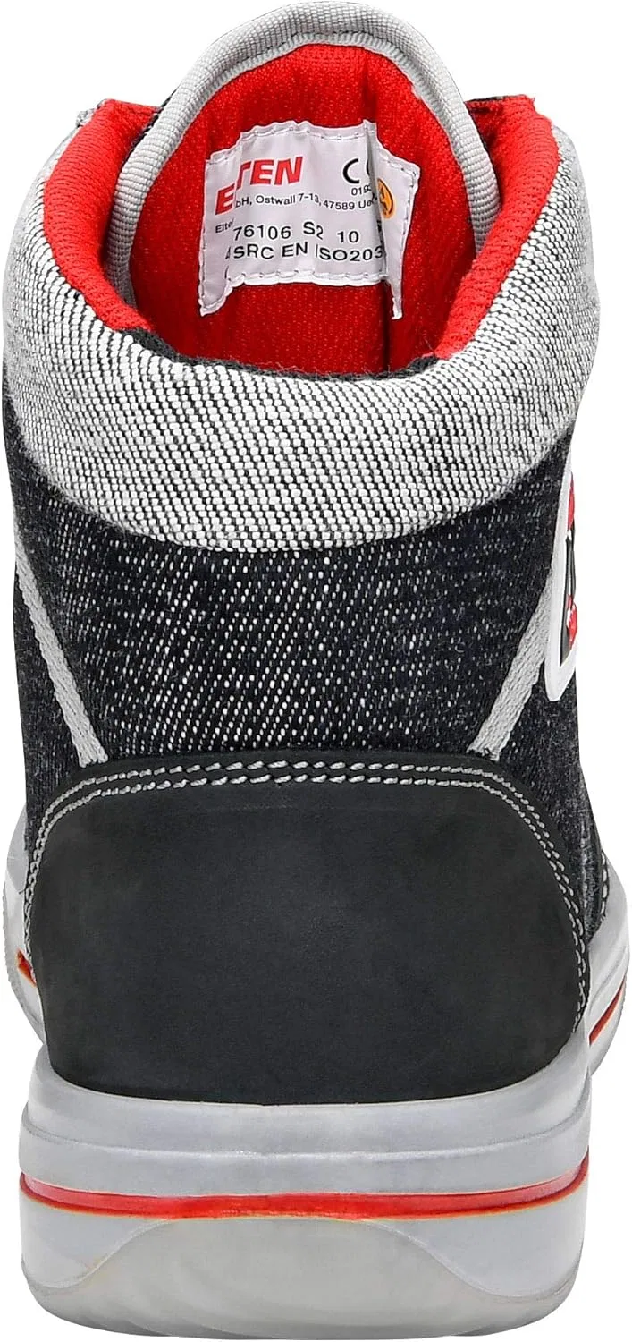 Ботинки ELTEN Unisex Sensation Mid ESD S2Sicherheitsschnürstiefel Sensation Mid ESD S2 Größe 40, Black — фото 4