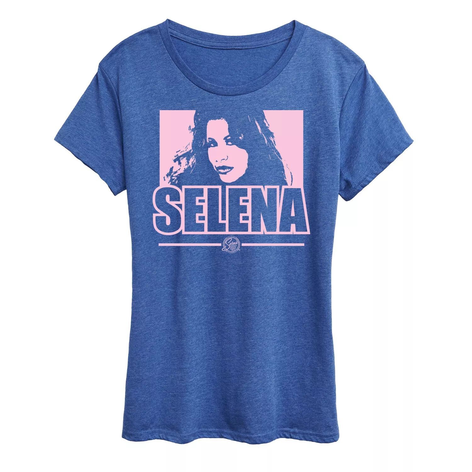 

Женская футболка с рисунком Selena Quintanilla Licensed Character, синий