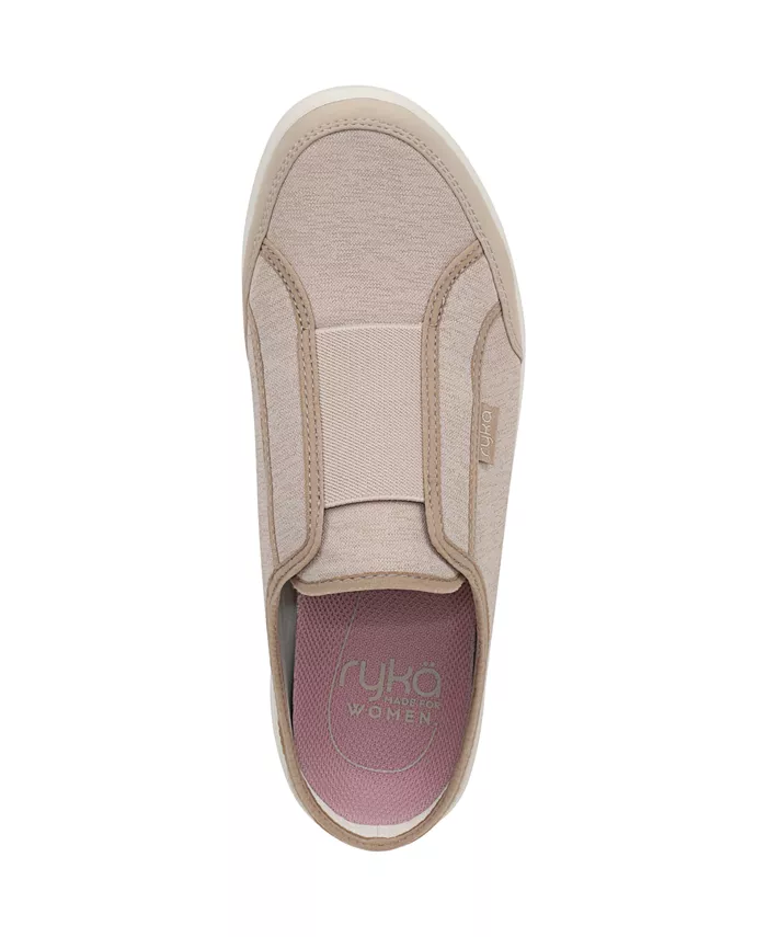 Женские моющиеся шлепанцы Lounge Slip On Mules Ryka, коричневый/бежевый — фото 4