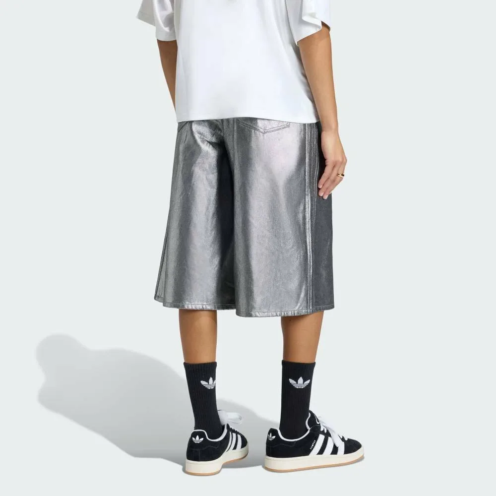 Джинсовые шорты Firebird Adidas, Silver — фото 2