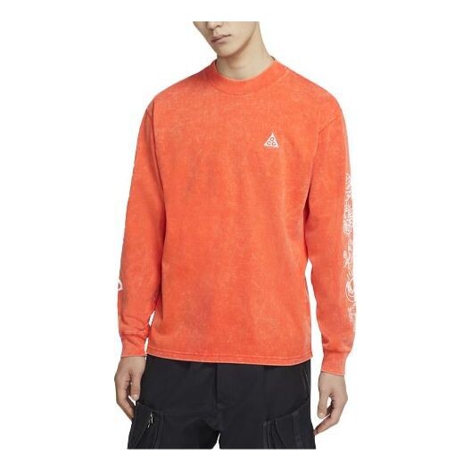 

Толстовка Nike ACG Round Neck Pullover Sports Long Sleeves Orange, оранжевый