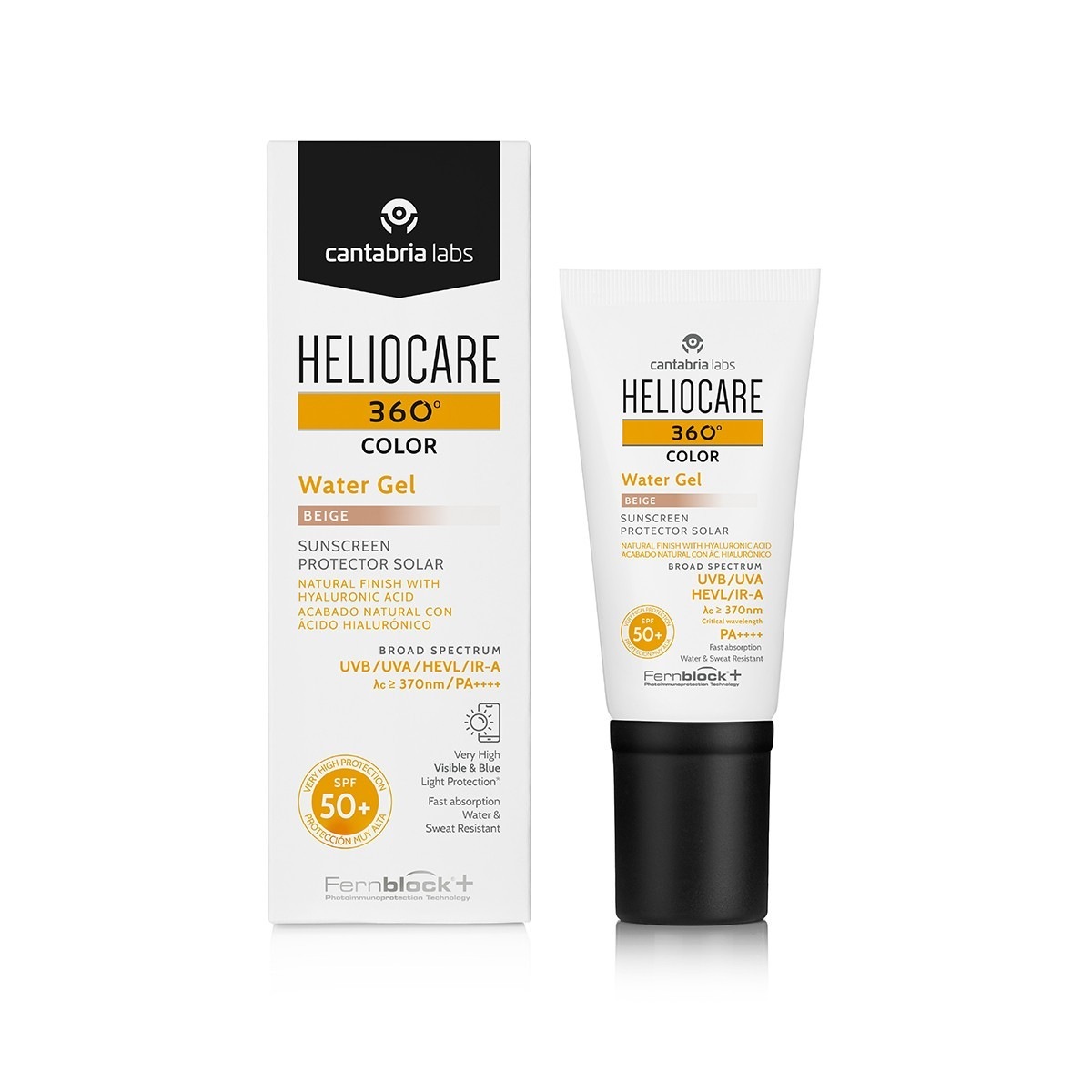 

Солнцезащитный крем 360º color water gel spf50+ Heliocare, beige
