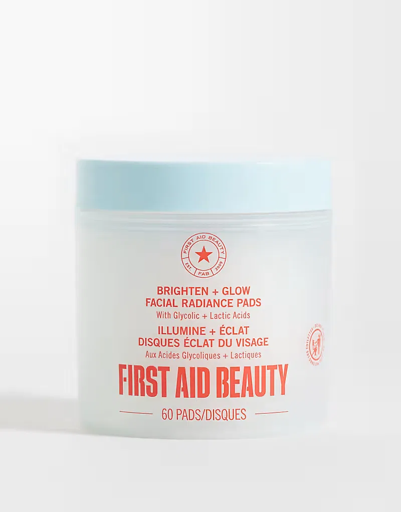 Крем для лица SPF FIRST AID BEAUTY Осветляющие подушечки для лица Brighten + Glow Facial Radiance Pads