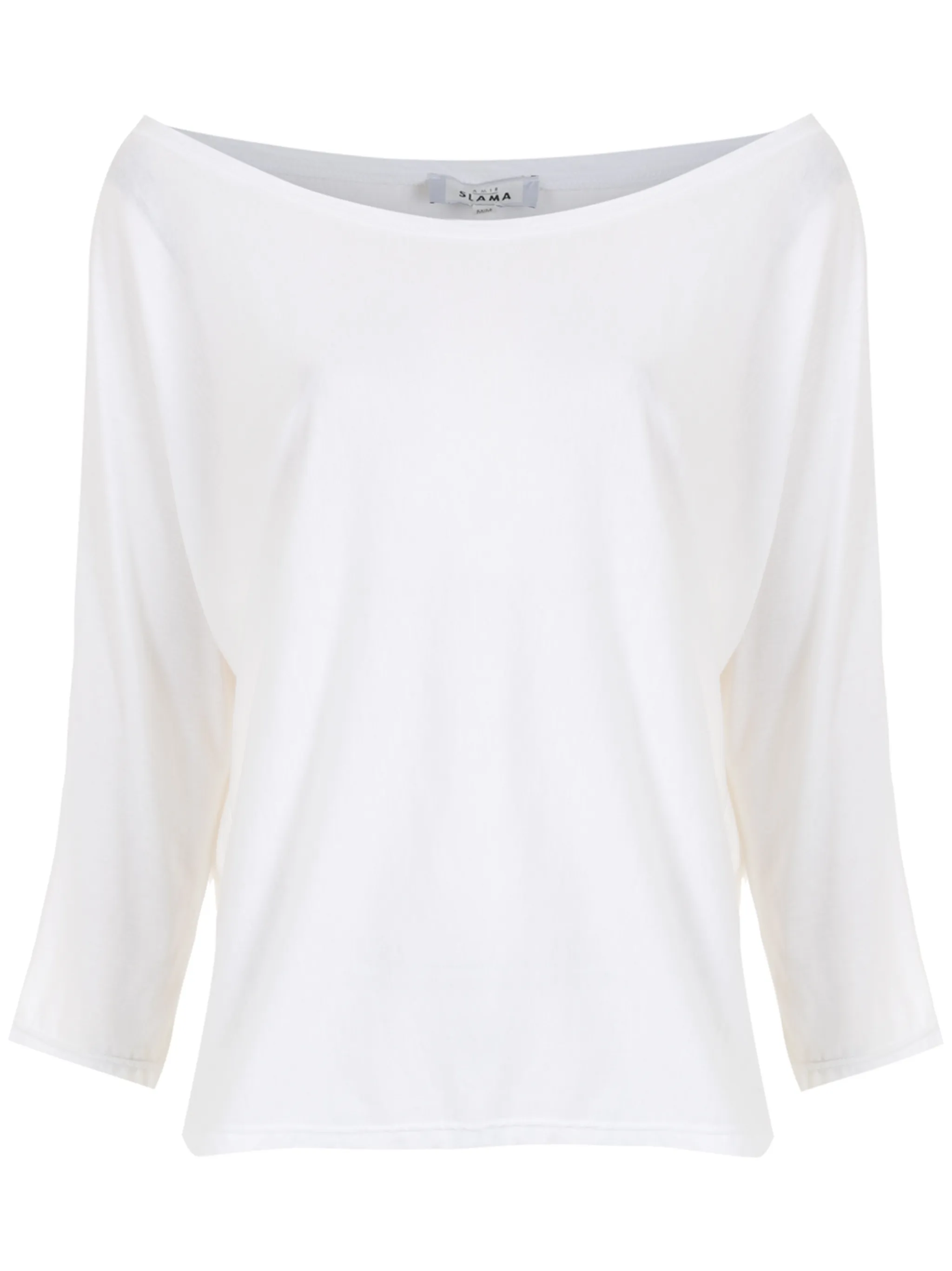 

Футболка с открытыми плечами Amir Slama, белый