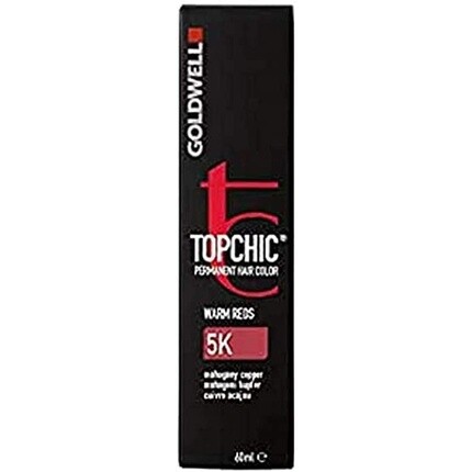 Стойкая краска для волос Topchic Tb 5K Красное дерево Медь 60 мл, Goldwell