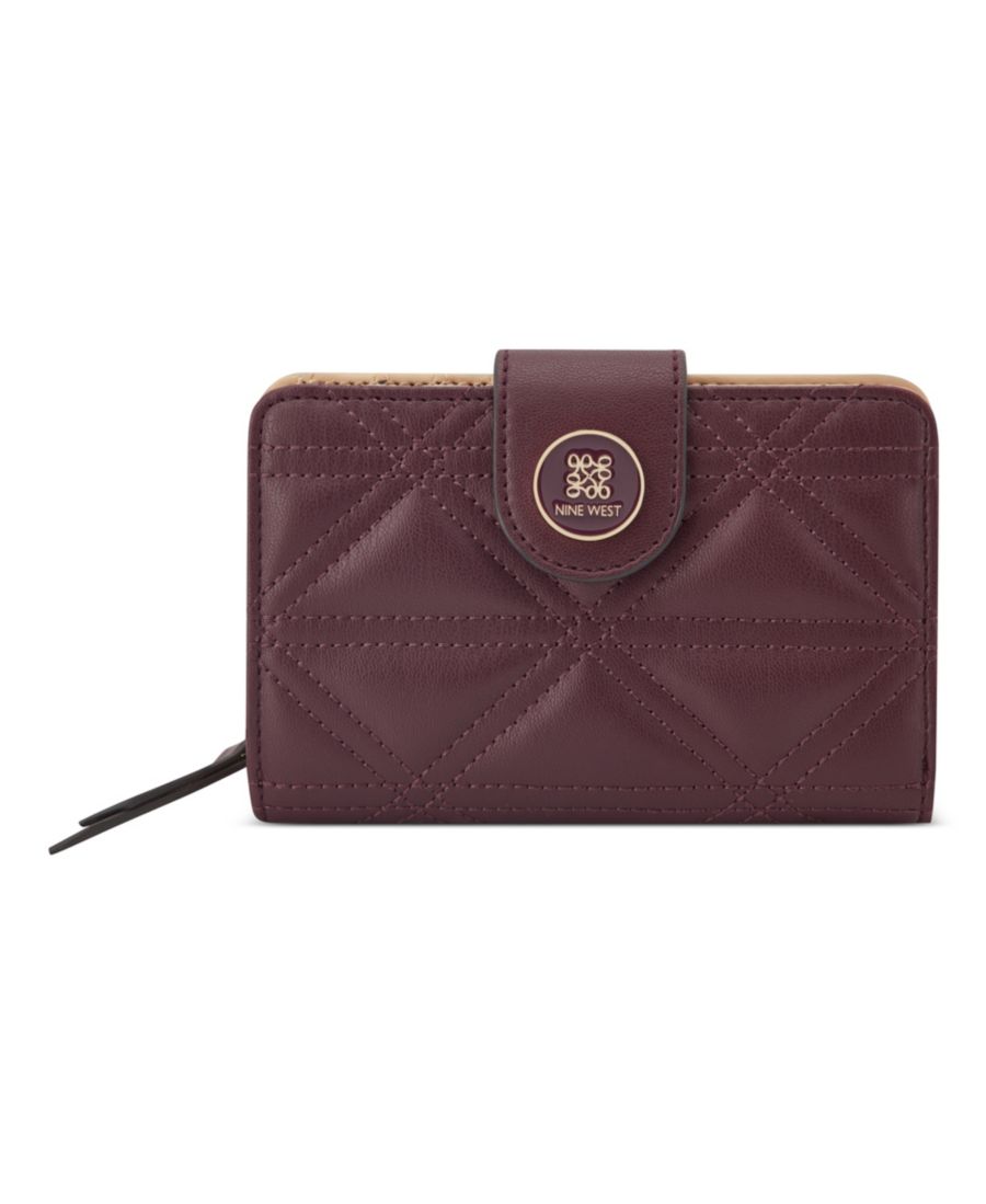 

Французский складной кошелек Harland Nine West, Boysenberry