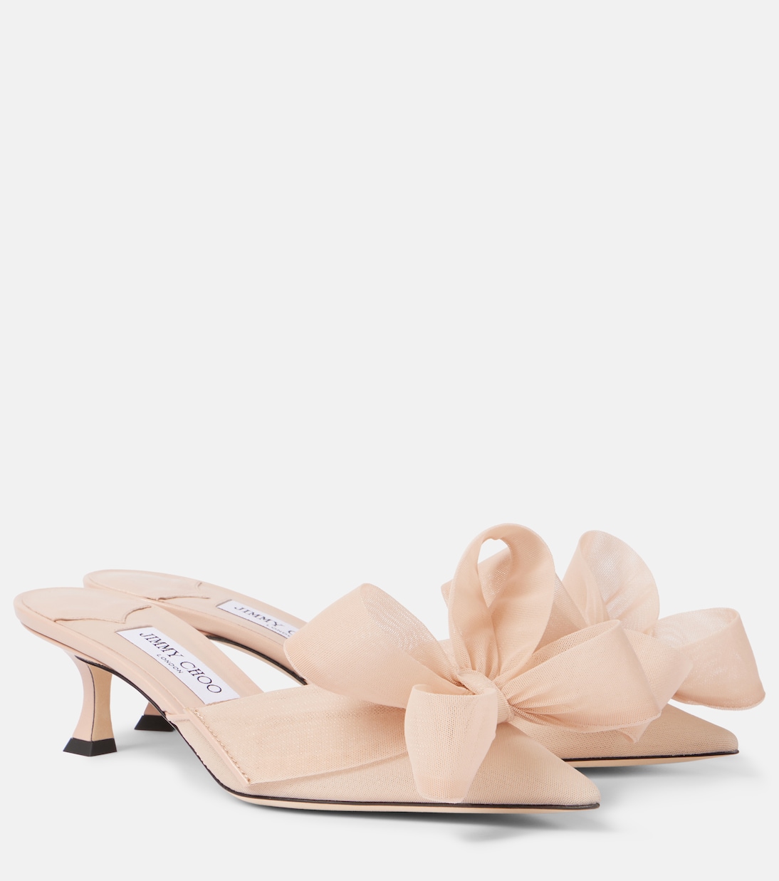 Мюли Staz 50 с бантом Jimmy Choo, Macaron