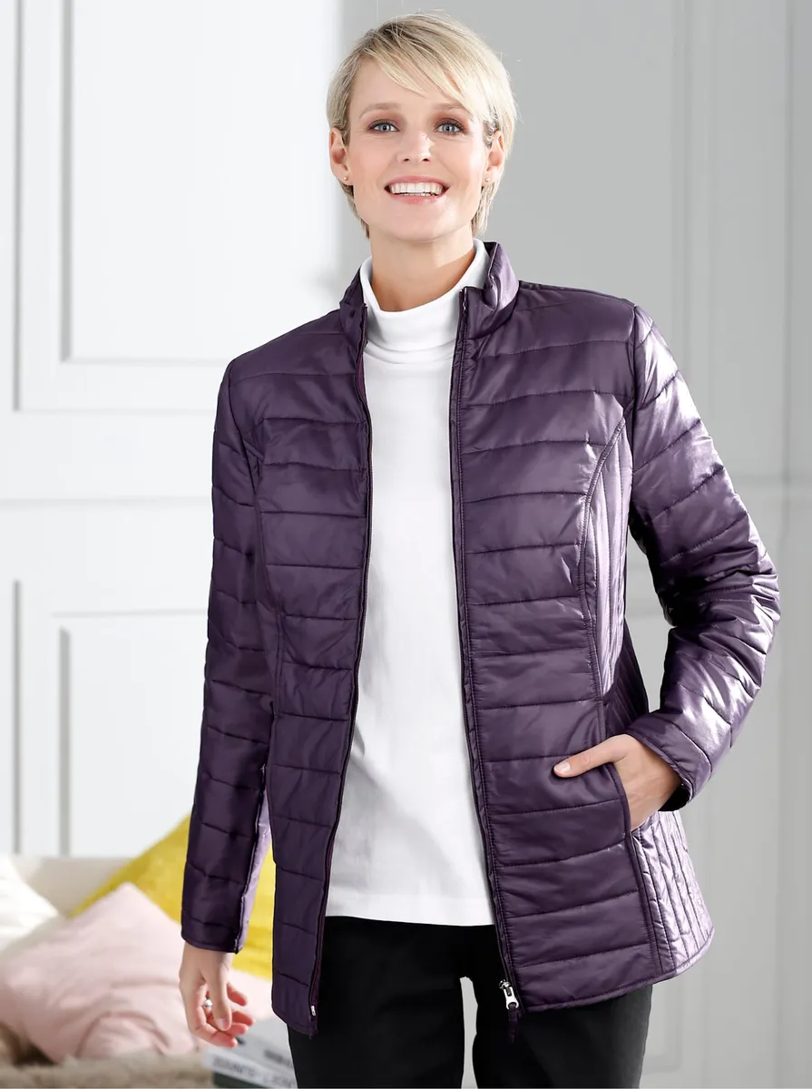 

Стеганая куртка Classic Basics, без капюшона, фиолетовый