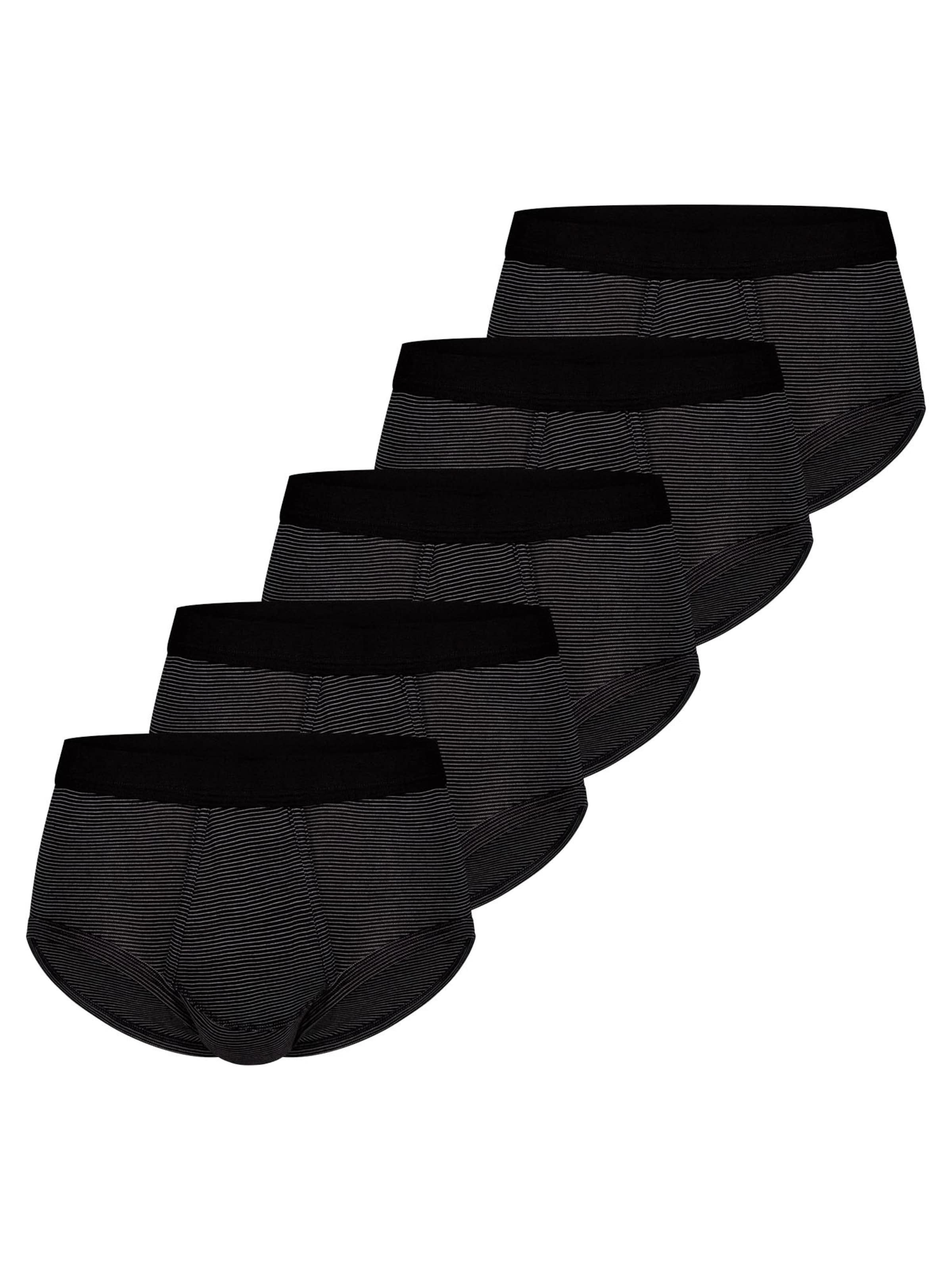 

ESGE Трусики 'Feinripp Ringel' в черном цвете