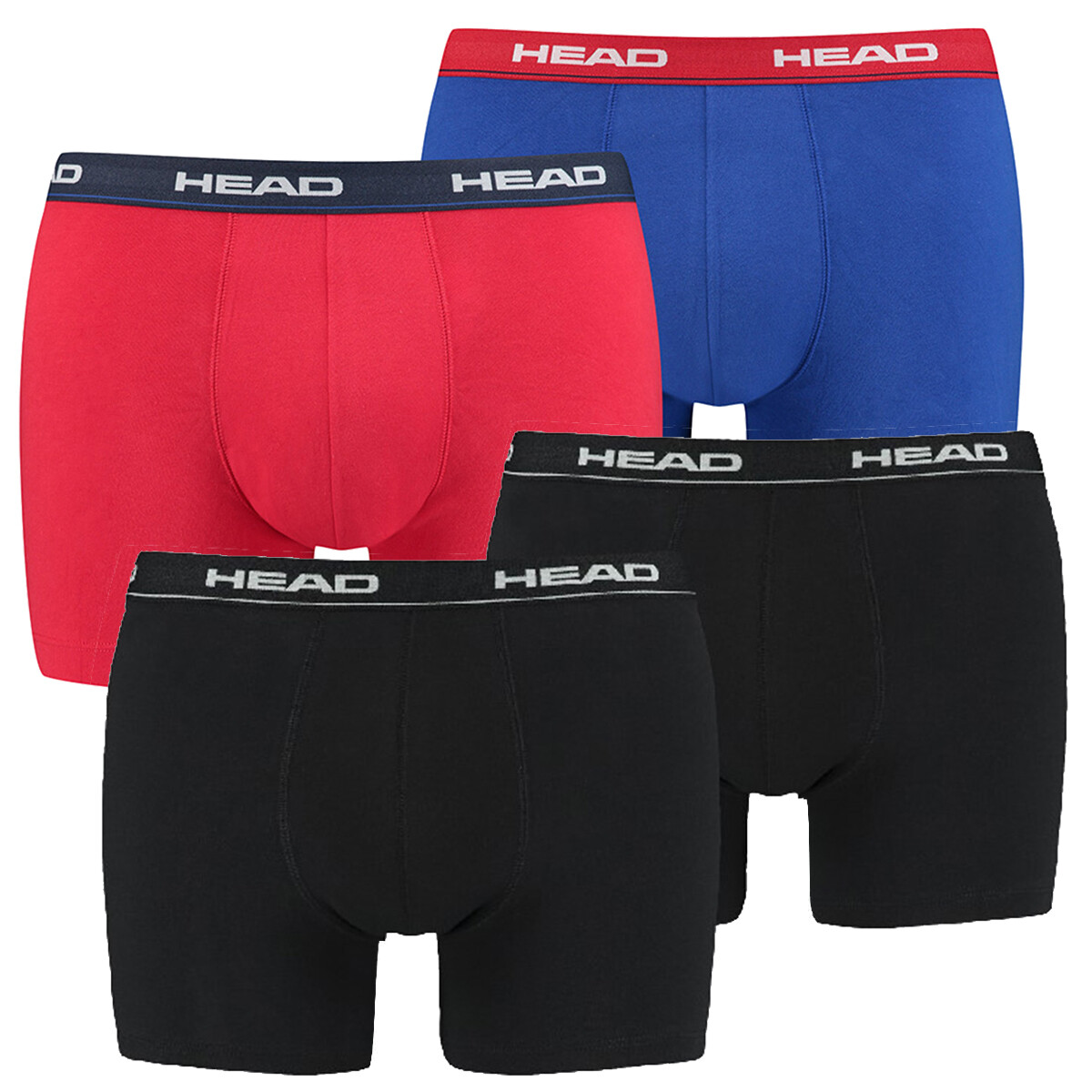 

Боксеры HEAD Boxershorts Basic Boxer 4P, черный