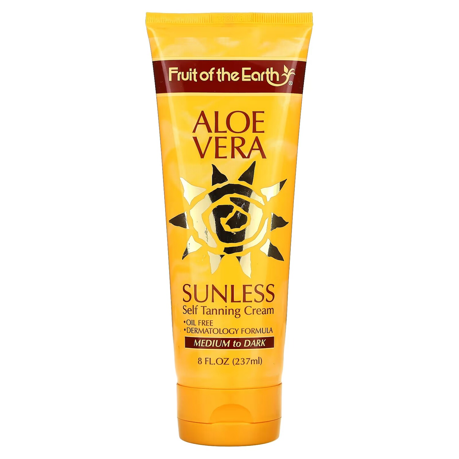 

Крем для автозагара Fruit of the Earth Aloe Vera Sunless от среднего до темного, 8 жидких унций (237 мл)