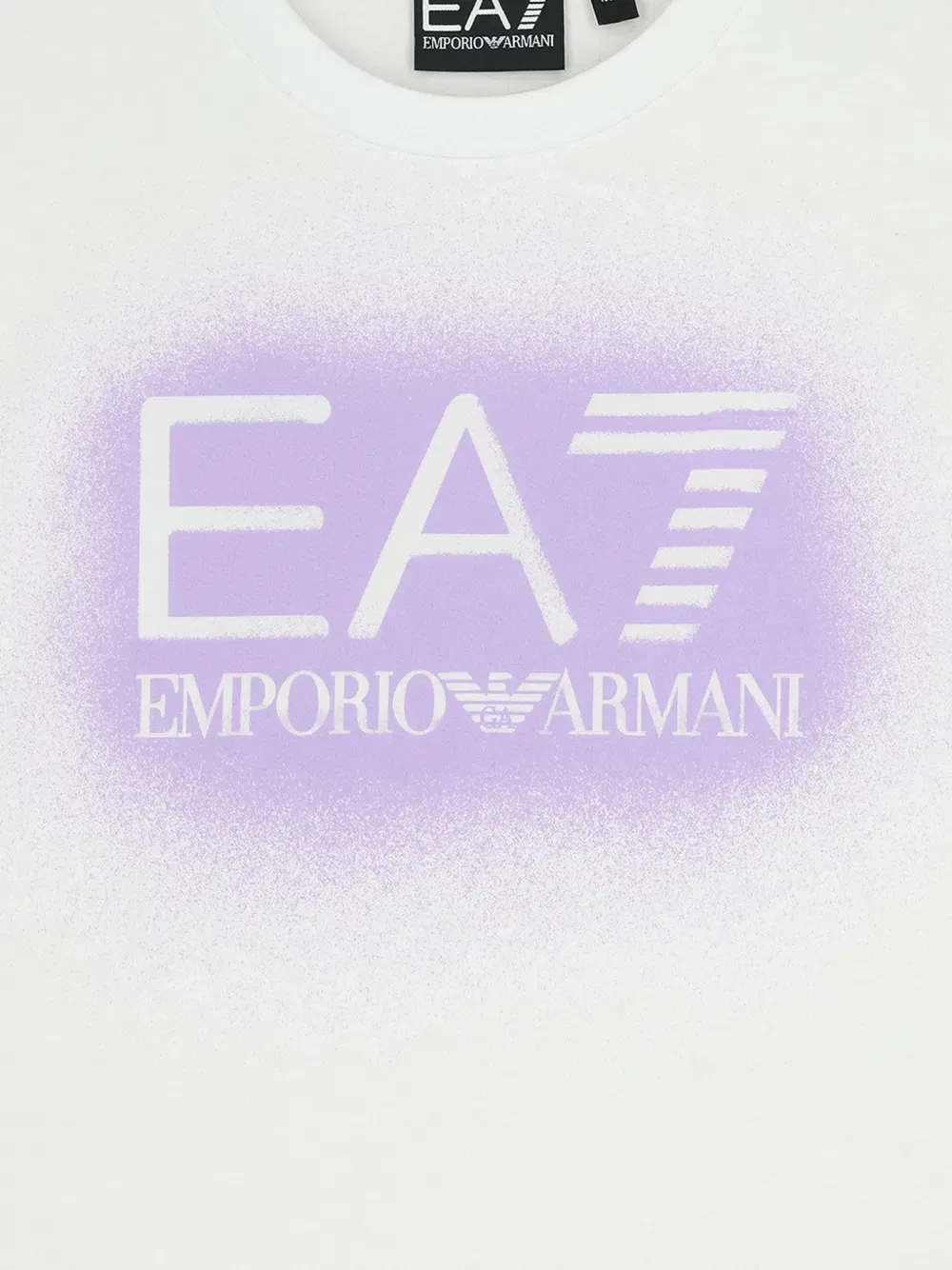Футболка с логотипом Ea7 Emporio Armani, белый — фото 3