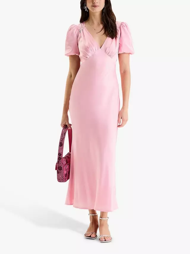 

Платье OMNES Rosie Puff Sleeve, розовый