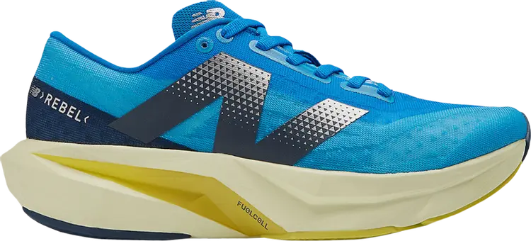 Кроссовки Wmns FuelCell Rebel v4 'Spice Blue Limelight', синий