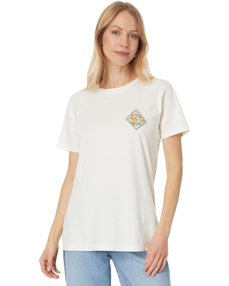 

Футболка Salty Crew Floral Tippet Boyfriend Tee, цвет Off White