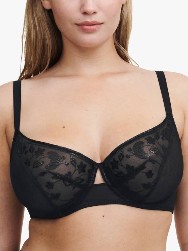 

Philter бюстгальтер с косточками для пышной груди Chantelle, Black Vinyl, 38D