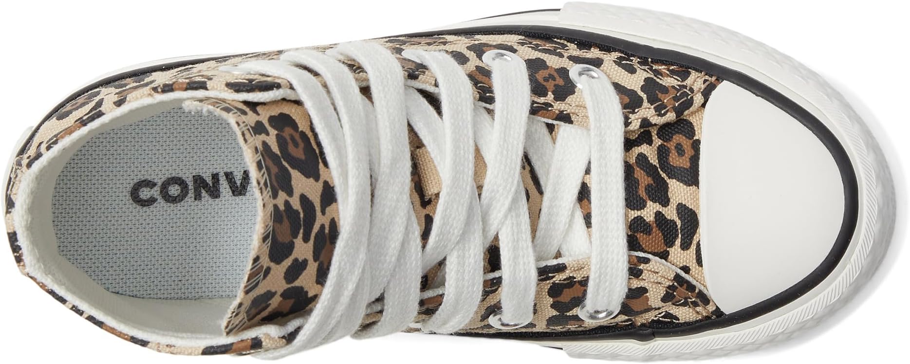 Кроссовки Converse Kids  Chuck Taylor All Star Eva Lift, Vintage White/Multi/Black — фото 2