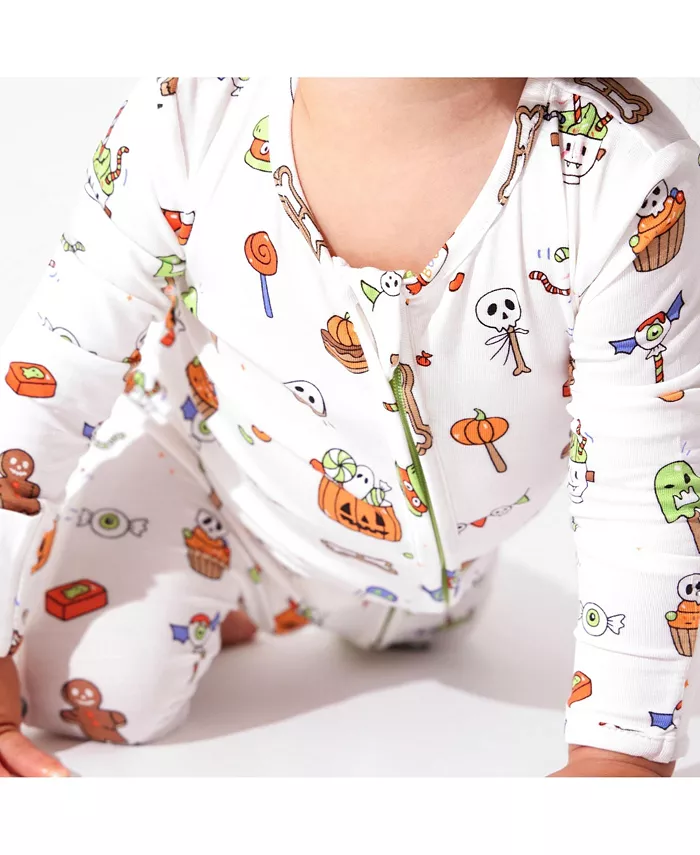 Детский унисекс комбинезон-пижама Halloween Treats Convertible Footie Bellabu Bear, мультиколор — фото 3