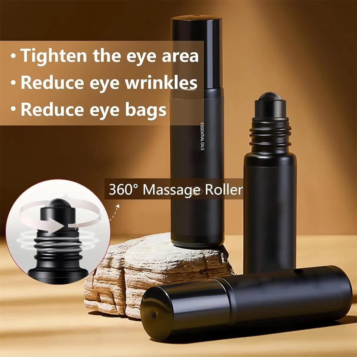 Мужской стик для кожи вокруг глаз с витамином С и пептидами, 10 мл Generisch, 3 Pieces. — фото 3
